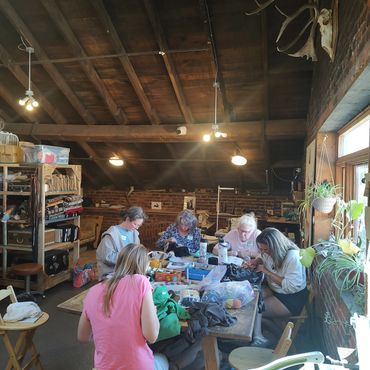 Darn it workshop in progress