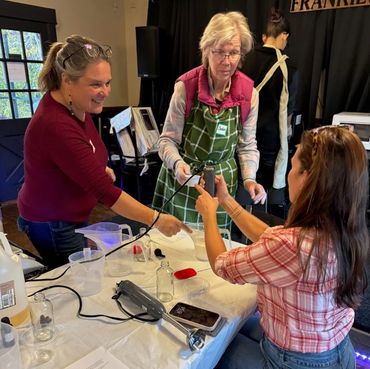 DIY Skincare workshop in progress