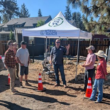 gravel road workshop in progress