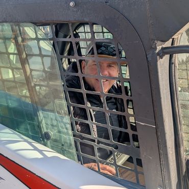 gravel road workshop in progress