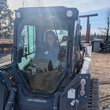 gravel road workshop in progress