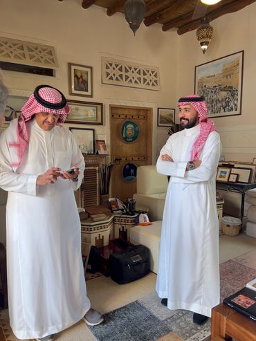 صالح الزبير وسمو الأمير سلطان بن سلمان