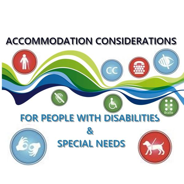 Accommodation Considerations for various disabilities