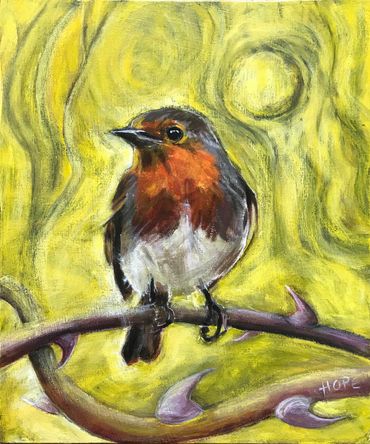 oil painting by Rachel Hope