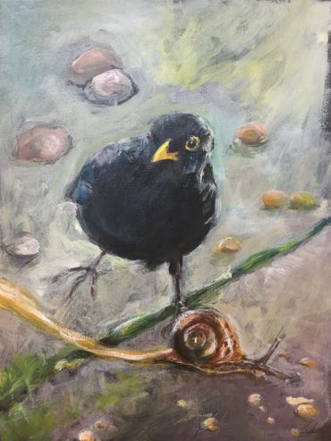 oil painting by Rachel Hope