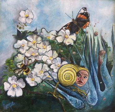 oil painting by Rachel Hope