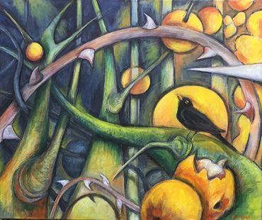 oil painting by Rachel Hope