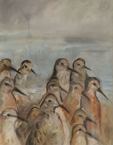 oil painting by Rachel Hope