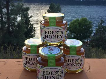 Large / Eden's Honey Jar - Net Weight 8 oz (227 g) of pure joy!