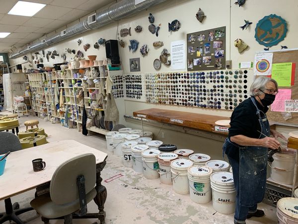 A giant stable of glazes .