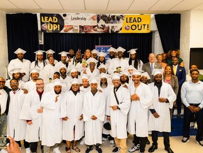 Graduates of DC Department of Corrections's Lead Out Program for those released from incarceration t