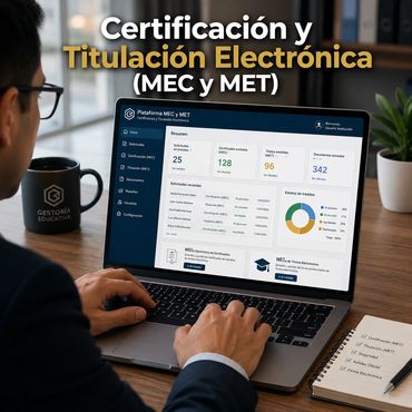 La Titulación y Certificación Electrónica debe realizarse a través de los módulos electrónicos MET y