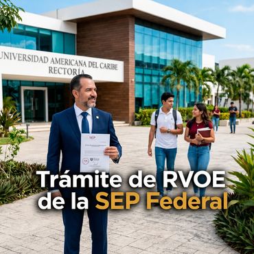 Trámite de RVOE Federal. Reconocimiento de Validez Oficial de Estudios para nivel superior. Gestiona