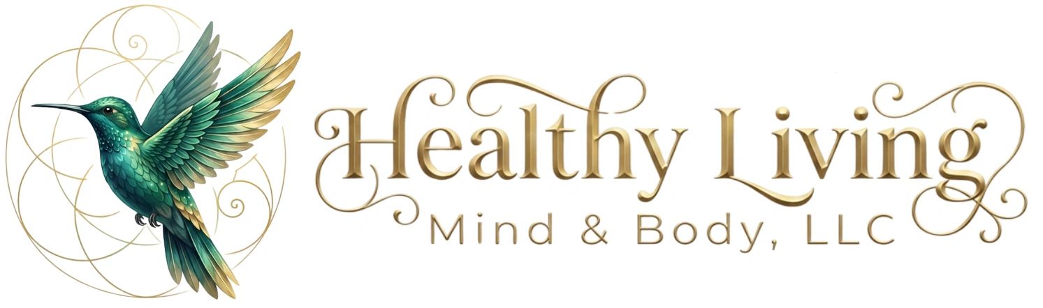 Healthy living mid and body llc with a hummingbird in flight