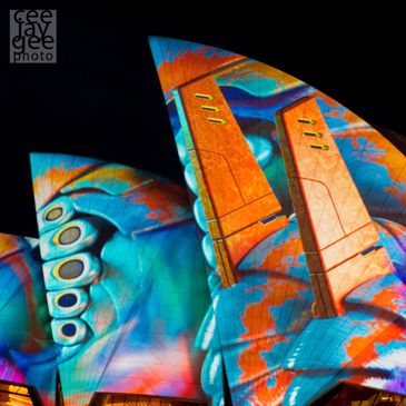 Sydney Opera House, Vivid Festival, Sydney 2017