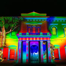 Light Projection on Norther Terrace, Adelaide