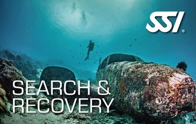 Search and recovery scuba diving certification training