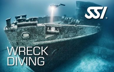 Wreck diver scuba diving certification training