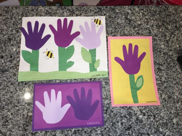 Handprint Flowers