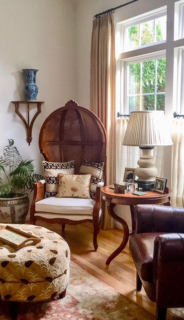 Porter chair seating vignette