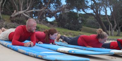 Kool Katz Surf School learn to surf in Byron Bay exclusive 40m guarantee cheapest surfing lessons