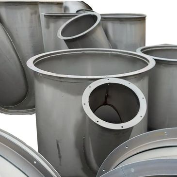 SS304 large flanged branches