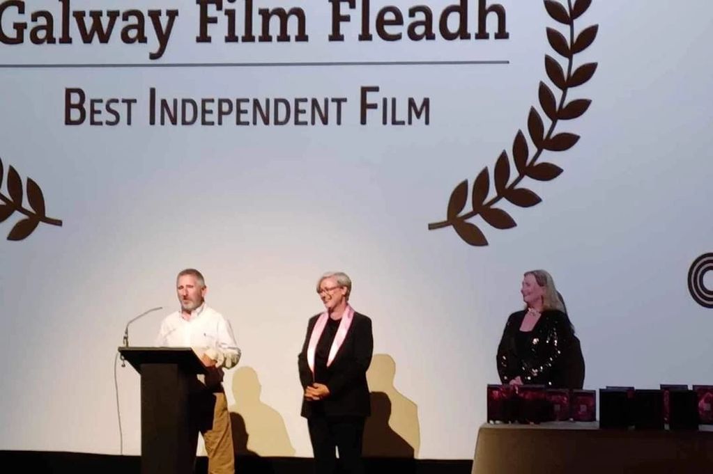 We were absolutely delighted to receive the Best Independent Film award at the Galway Film Fleadh