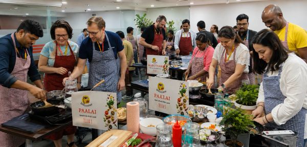 Engaging Global visitors in a cook-off for DHL.