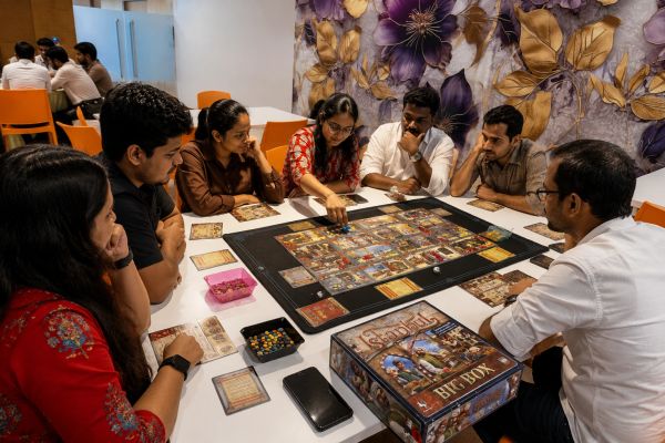 Supply chain complications simplified using a board game.