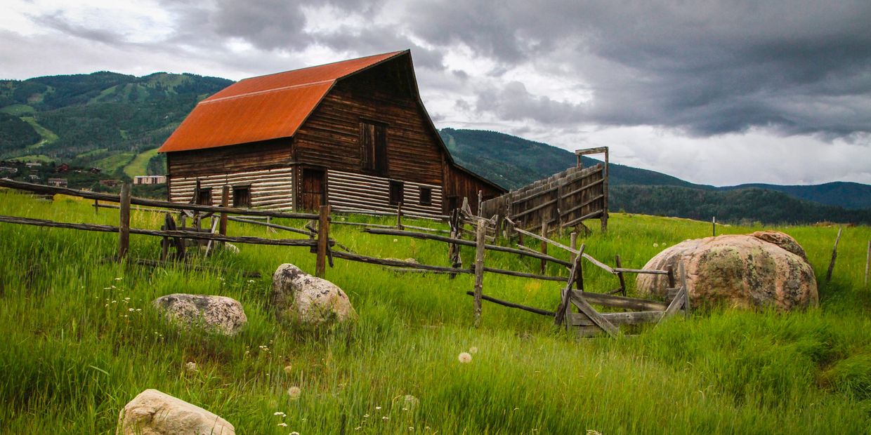 barn near steamboat Springs, CO. Located in Routt County, Colorado