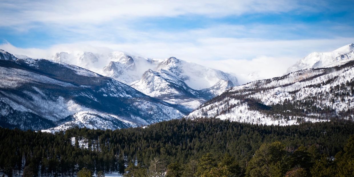 Mountain range near Winter Park, CO. Located in Grand County, Colorado