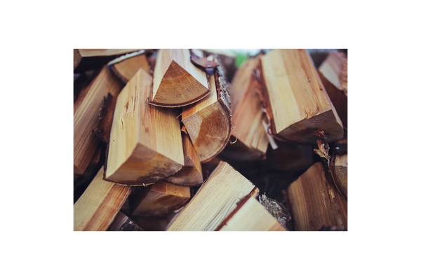 Open Bundle of Firewood