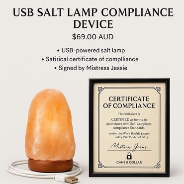 USB salt lamp compliance Device
