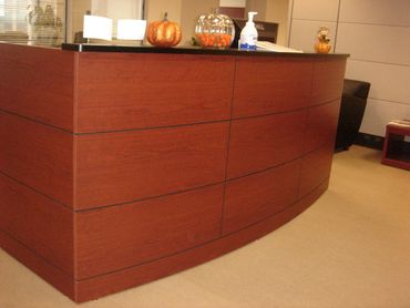 Reception Desk with Granite Top