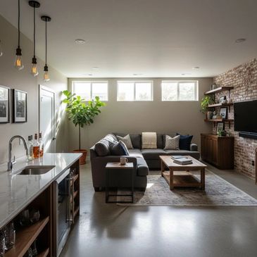 Basement finishing and conversion Portland Oregon by VMR Custom general contractor