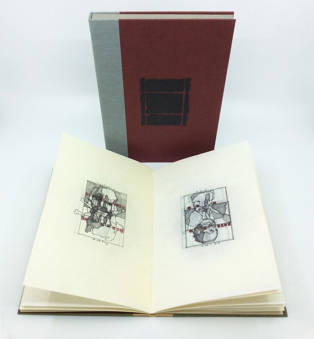 artist book by Andy Rottner with custom clamshell box.