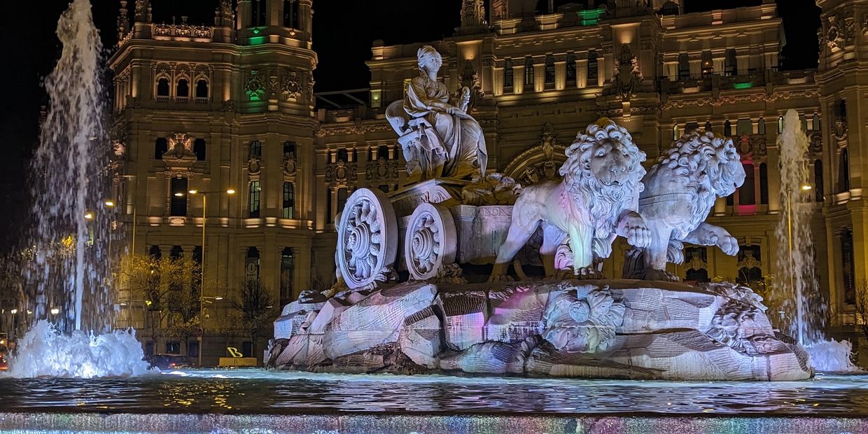 The Cibeles Fountain is a prominent neoclassical monument in Madrid, Spain, and a key symbol of the