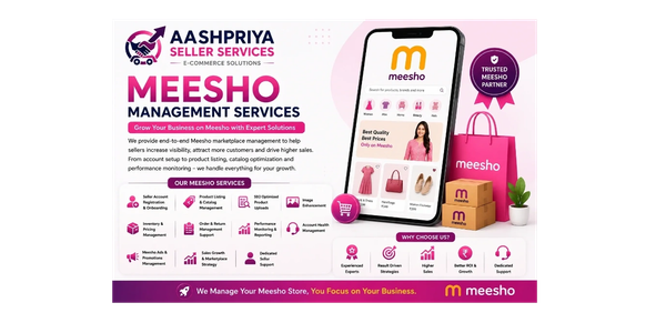 Aashpriya offers expert Meesho marketplace management services to grow your business.