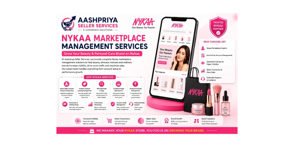 Aashpriya offers Nykaa marketplace management services to grow beauty brands.