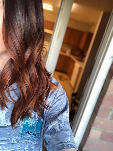Ombre hair color in Lubbock