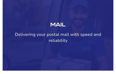 Postal mail delivery service with speed and reliability.