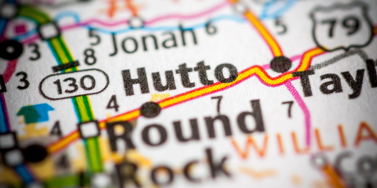 Hutto, TX map image