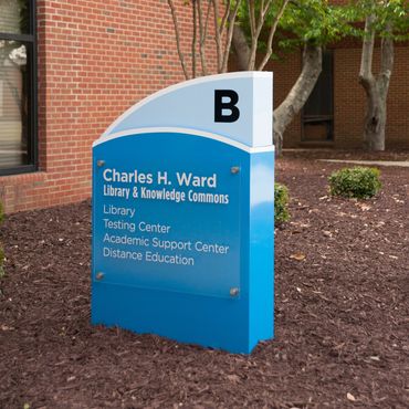 Building Identification Sign