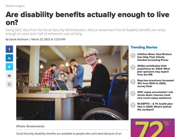 Atticus Media Win from The BCPR Group for Benefits Pro