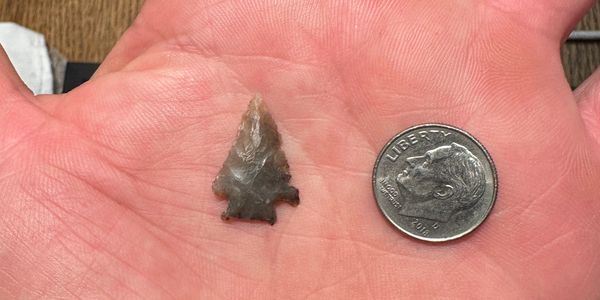 A bird point found in Llano County, Texas