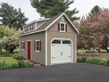 12'x24' Two Story with Optional Full Sized Shed Dormer