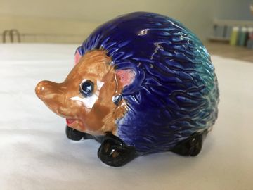 Craftsea Paint your own pottery mumbles swansea south wales hedgehog sonic
