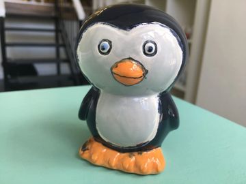 Craftsea Paint your own pottery mumbles swansea south wales penguin