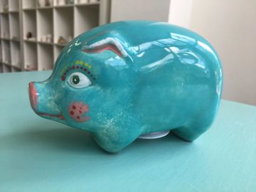 Craftsea Paint your own pottery mumbles swansea south wales piggy bank money