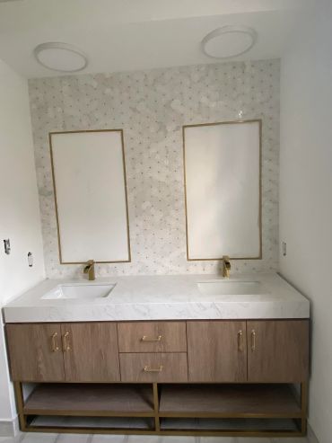 Professional best-selling bathroom design and custom vanity by S&S Remodeling LLC in New Orleans, LA